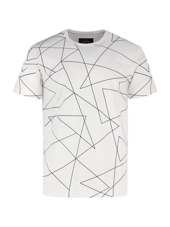 Volcano Volcano T-Shirt T-CAUSE Biały Regular Fit