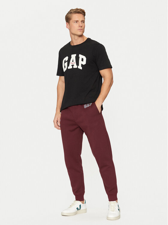 Gap Gap Donji dio trenerke 542221-01 Crvena Regular Fit