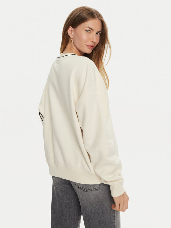 Guess Guess Felpa W4BQ18 KC811 Écru Regular Fit