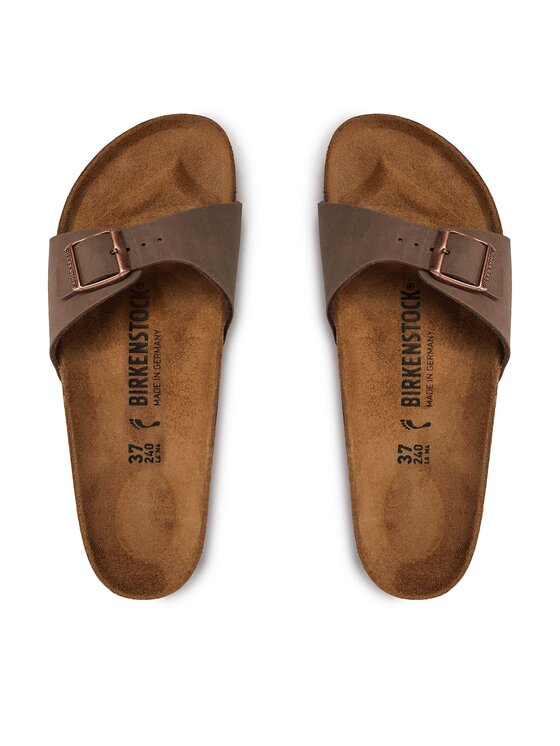 Birkenstock Birkenstock Klapki Madrid 0040093 Brązowy