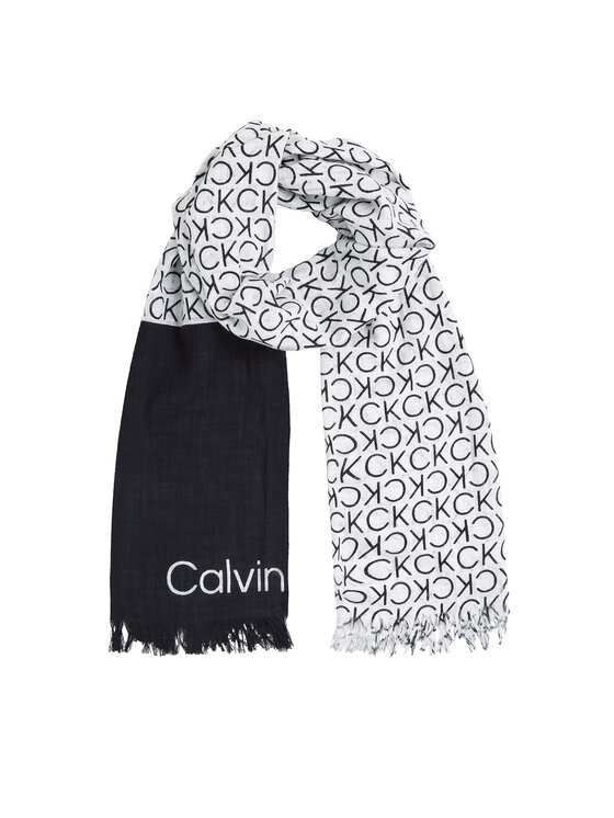 Calvin Klein Calvin Klein Πασμίνα Monogram K60K612979 Μαύρο