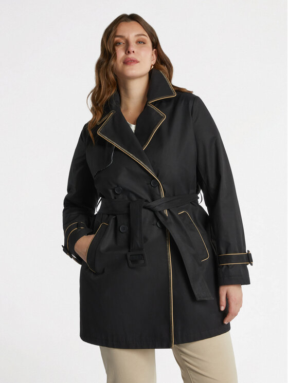 Fiorella Rubino Fiorella Rubino Cappotto F418T001307N033 Nero Regular Fit