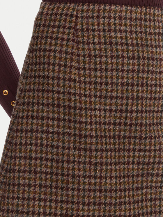 Weekend Max Mara Weekend Max Mara Trapecijos formos sijonas Vata 2525106072 Ruda Regular Fit