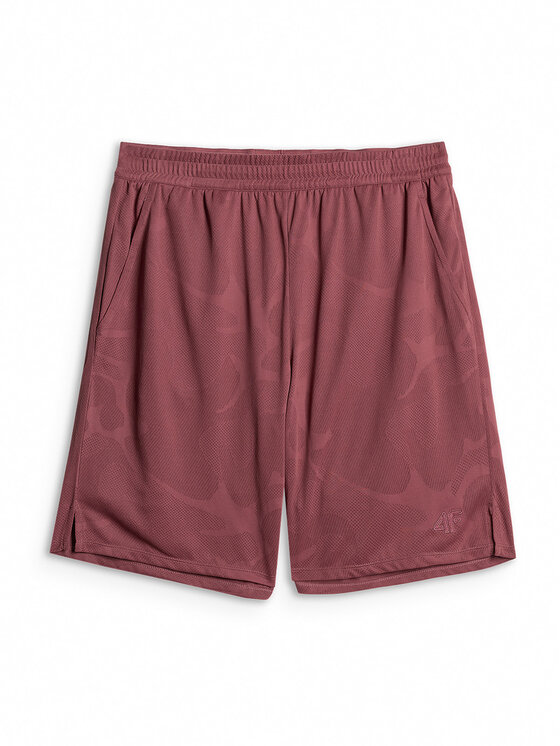 4F 4F Szorty sportowe BASKETBALL Bordowy Loose Fit