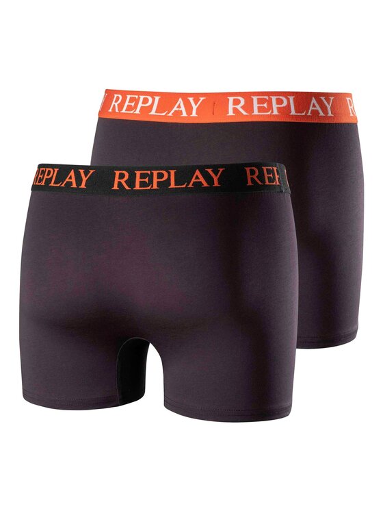 REPLAY REPLAY Bokserki 27402 Pomarańczowy