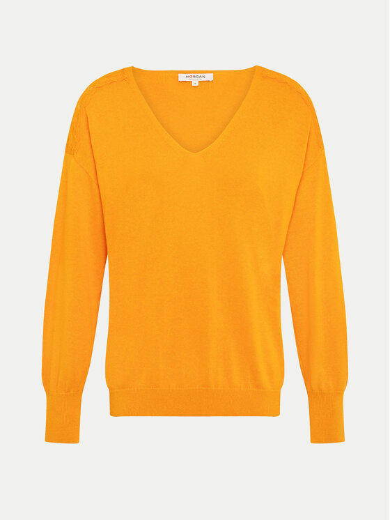 Morgan Morgan Sweater 241-MOLLI Narancssárga Regular Fit