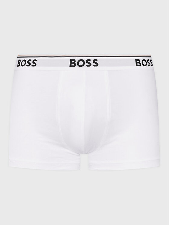 BOSS Boss Set di 3 boxer Power 50475274 Bianco