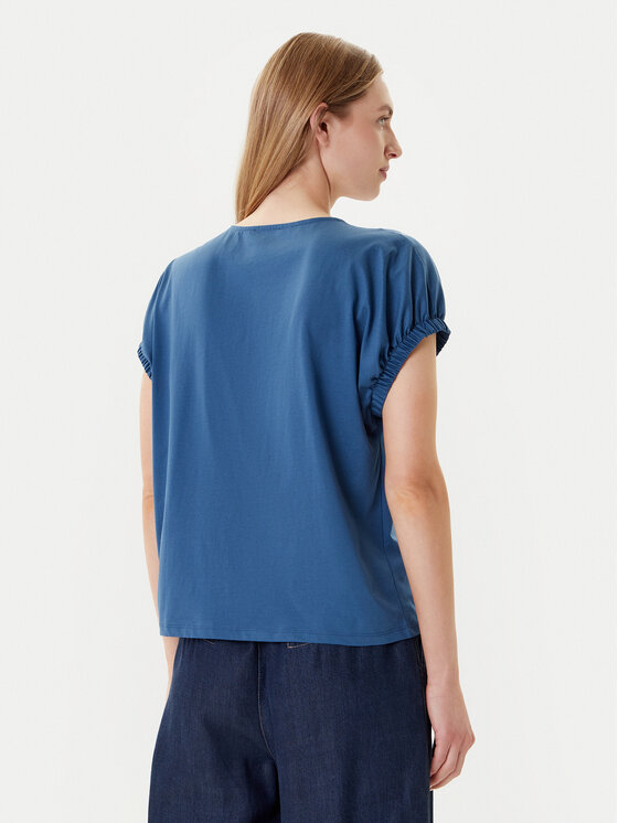 United Colors Of Benetton United Colors Of Benetton Majica 3J5CD109V Tamnoplava Relaxed Fit