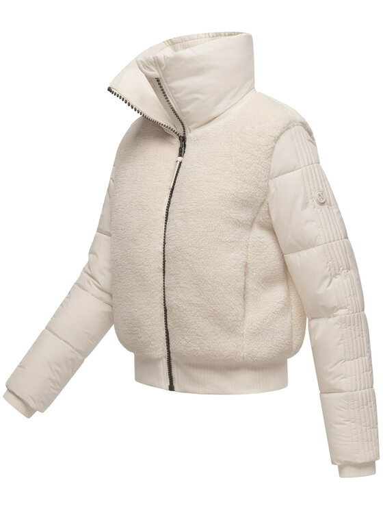 Navahoo Navahoo Kurtka zimowa Teddyzone Biały Regular Fit