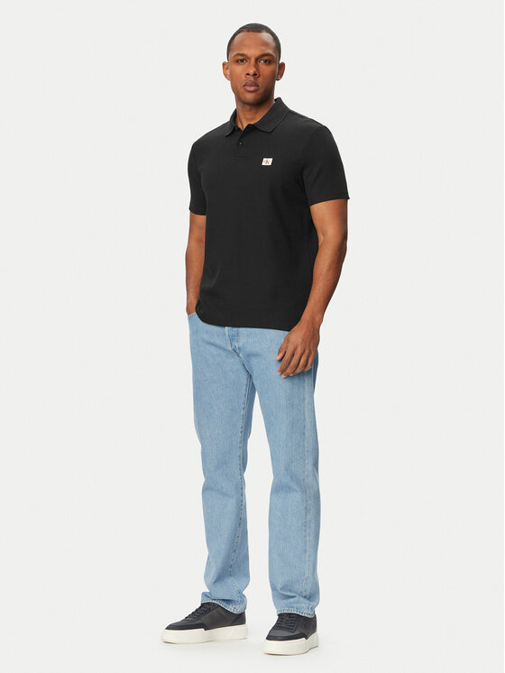 Calvin Klein Jeans Calvin Klein Jeans Tricou polo LV04RG217G Negru Regular Fit