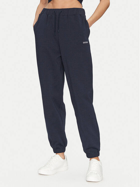 Guess Teplákové nohavice V5GB03 KCS01 Tmavomodrá Regular Fit