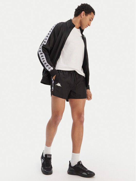 Kappa Kappa Kopalne hlače Banda Cali 304S6G0 Črna Regular Fit