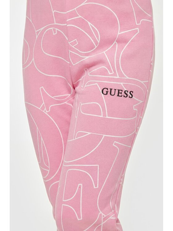 Guess Kids Guess Kids Spodnie materiałowe 183798 Różowy Regular Fit