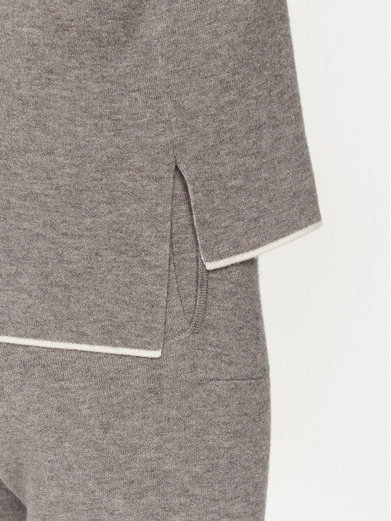 Deha Deha Rollkragenpullover D12814 Grau Regular Fit
