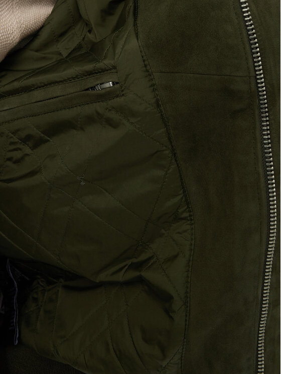 SCHOTT N.Y.C. SCHOTT N.Y.C. Μπουφάν δερμάτινο LC2410S Πράσινο Regular Fit