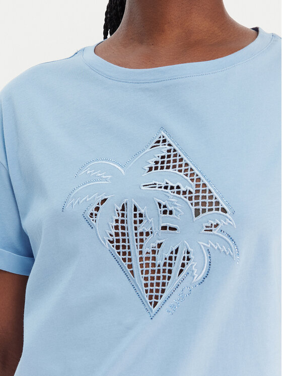 Liu Jo Liu Jo T-Shirt WA6413 JS904 Μπλε Regular Fit