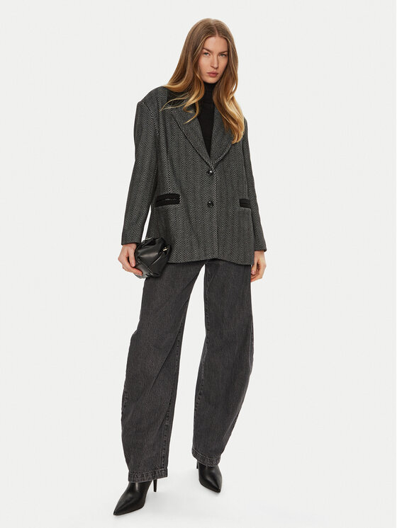 Haveone Haveone Sakoi JMY-M051 Crna Regular Fit
