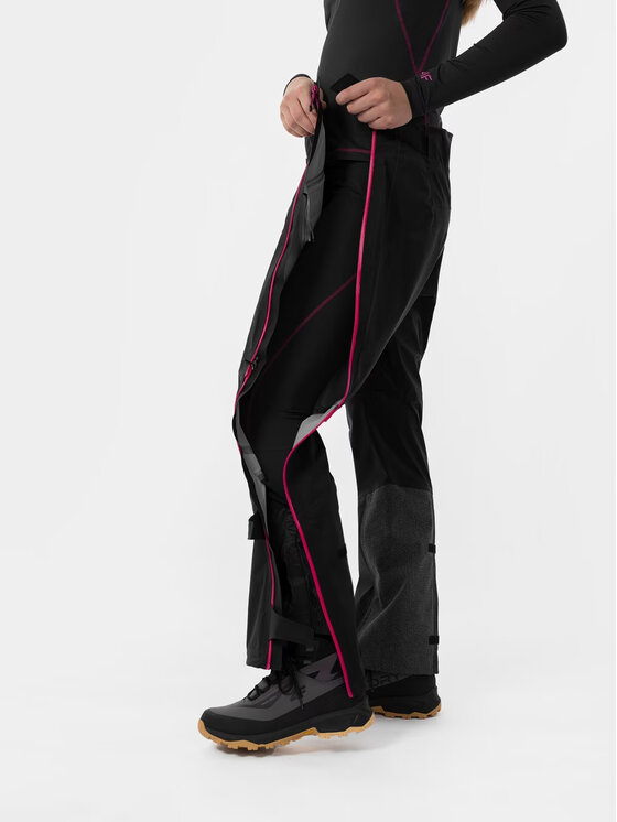4F 4F Pantaloni da sci H4Z22SPDN005-22S Nero Regular Fit