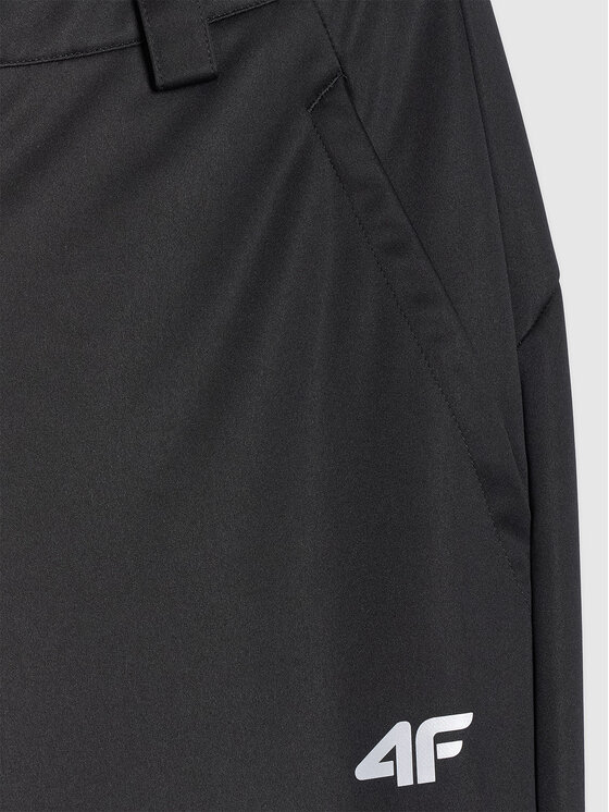 4F 4F Spodnie outdoor HALNY Czarny Slim Fit
