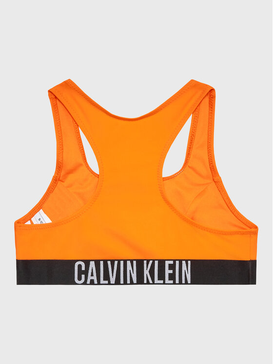 Maillot de bain calvin klein femme orange sale