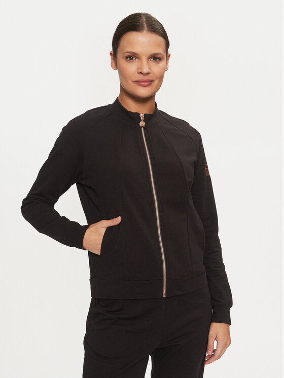 EA7 Emporio Armani Mikina 6DTM06 TJVHZ 0210 Čierna Regular Fit