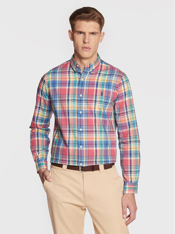 Polo Ralph Lauren Polo Ralph Lauren Srajca 710886728 Pisana Slim Fit