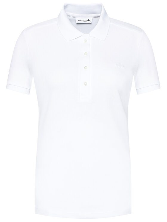 Lacoste Lacoste Poloshirt PF5462 Weiß Slim Fit
