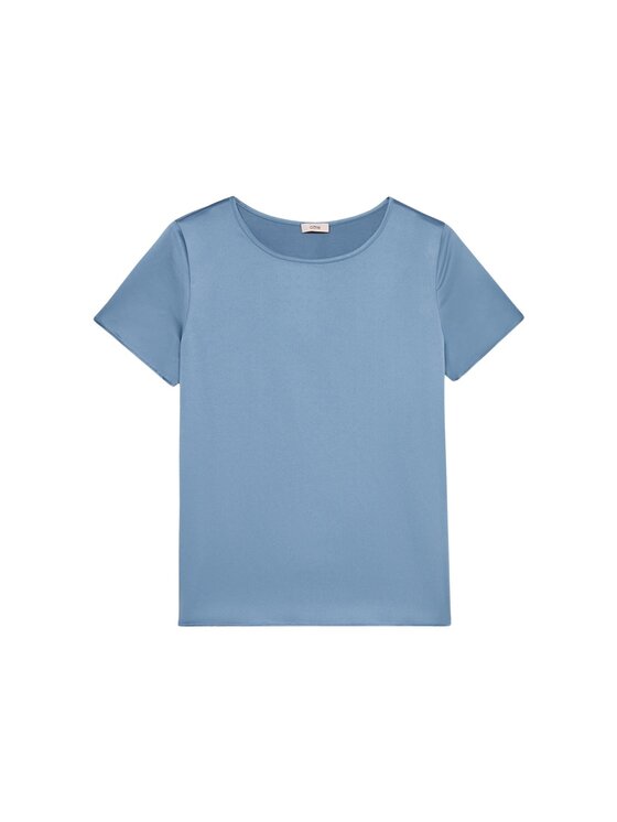 Oltre Oltre T-shirt G384J004171N004 Turchese Regular Fit