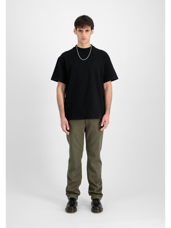 Alpha Industries Alpha Industries Spodnie cargo Alpha Chino Pant Zielony Straight Leg