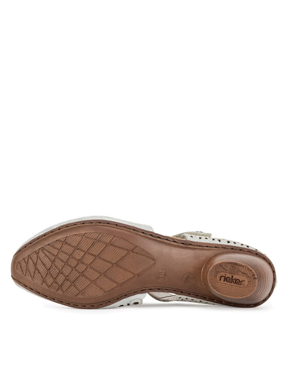 Rieker Rieker Półbuty 43753-90 Srebrny