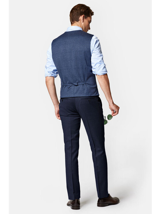 Lancerto Lancerto Kamizelka KA131223000006 Granatowy Slim Fit