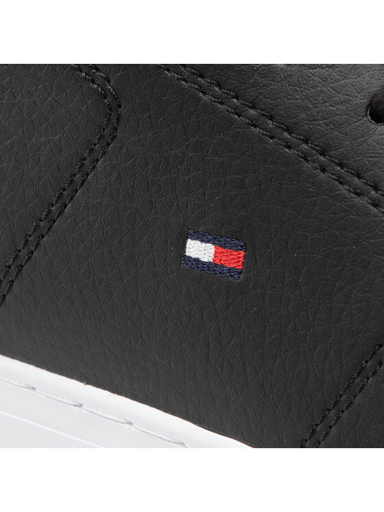 Tommy Hilfiger Tommy Hilfiger Sneakers Essential Leather Detail Vulc FM0FM04047 Negru