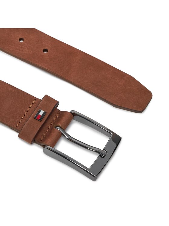 Tommy Hilfiger Tommy Hilfiger Мъжки колан Adan Nubuck 3.5 AM0AM12050 Кафяв