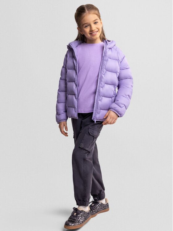 minoti minoti Kurtka przejściowa 30COAT160 Fioletowy Regular Fit