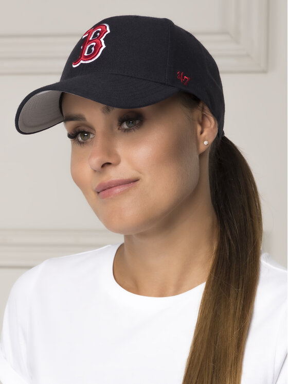 47 Brand Czapka Z Daszkiem Boston Red Sox B-MVP02WBV-HM Granatowy ...