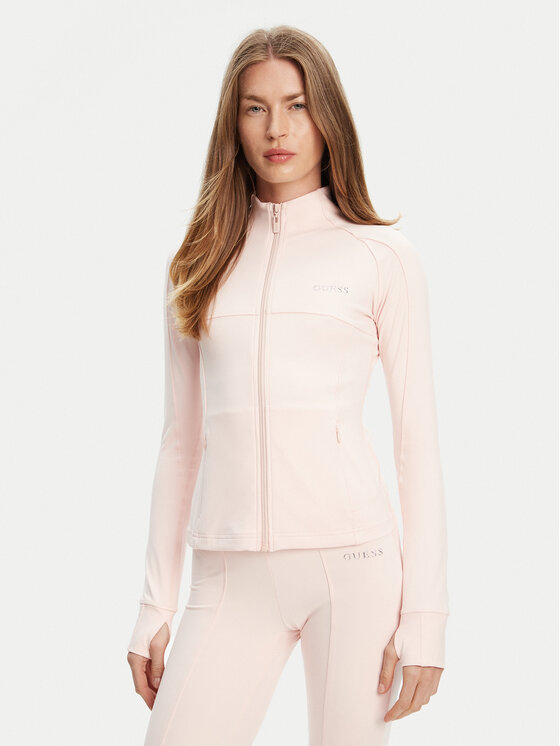 Guess Guess Bluză V5RP17 KCD02 Roz Regular Fit