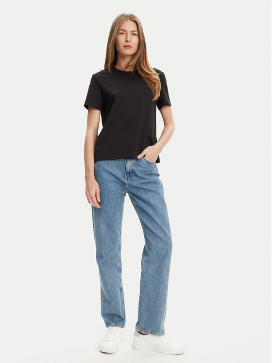 Calvin Klein Calvin Klein T-Shirt LV044C905G Czarny Regular Fit