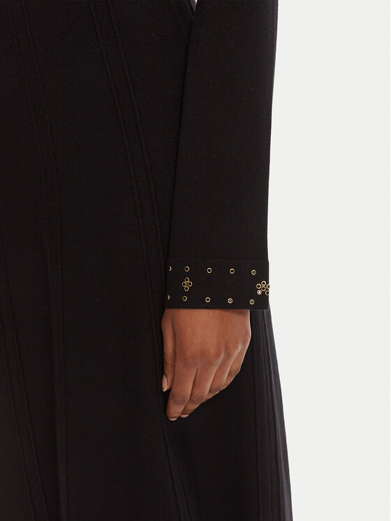 TWINSET TWINSET Rochie tricotată 252TP3271 Negru Regular Fit