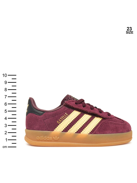adidas adidas Снікерcи Gazelle Indoor Comfort Closure Elastic KI7355 Бордовий