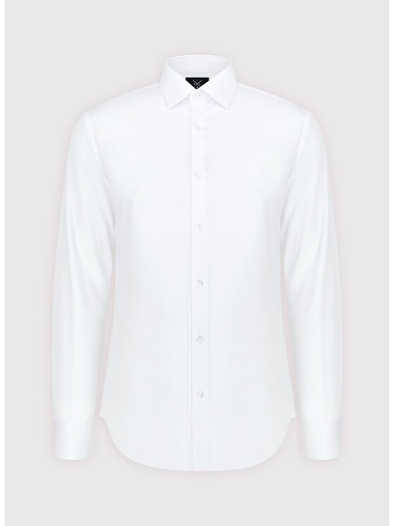 Pako Lorente Pako Lorente Koszula P24WN-1X-043 Biały Slim Fit