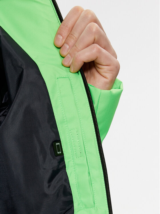 4F 4F Скиорско яке 4FAW23TTJAM307 Зелен Regular Fit
