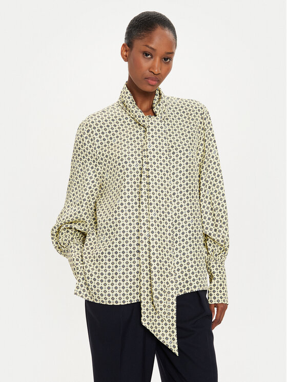 Tommy Hilfiger Blúzka WW0WW42294 Žltá Relaxed Fit