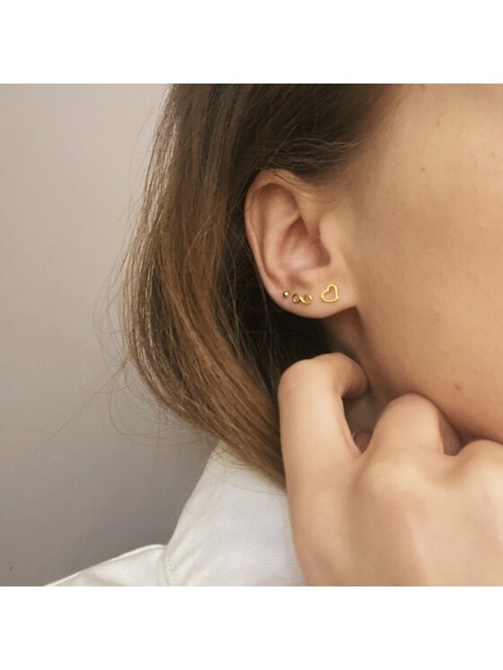ANIA KRUK ANIA KRUK Piercing SMVKS0410Z Żółte złocenie