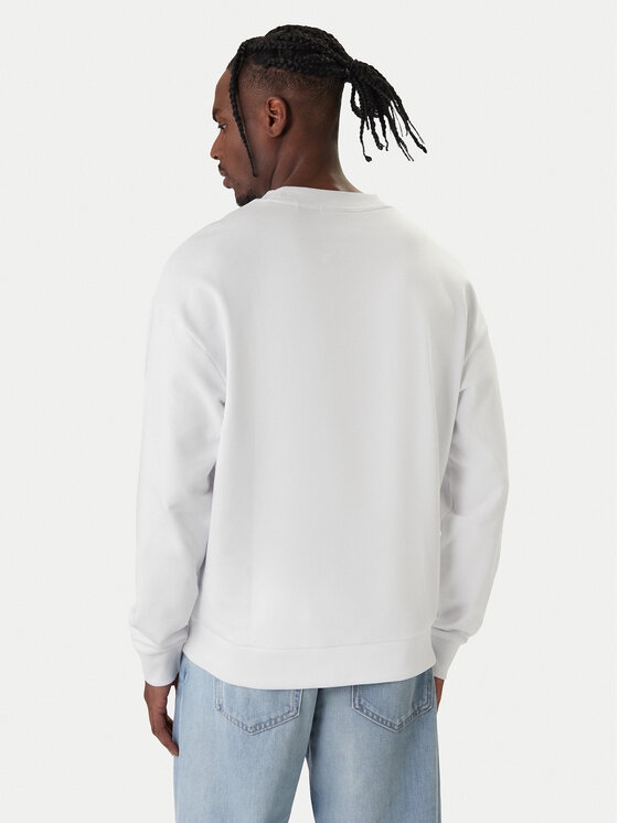 HUGO HUGO Суитшърт Namenex 50554392 Бял Regular Fit