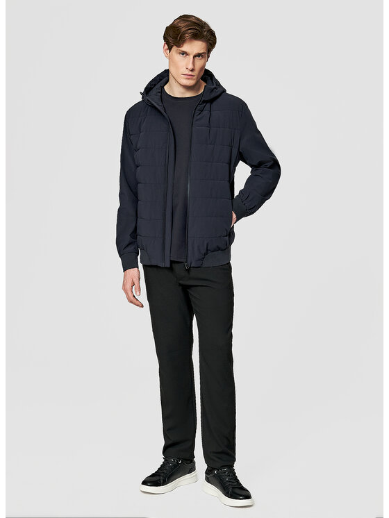 Pako Lorente Pako Lorente Kurtka przejściowa P26SF-5X-003 Granatowy Classic Fit