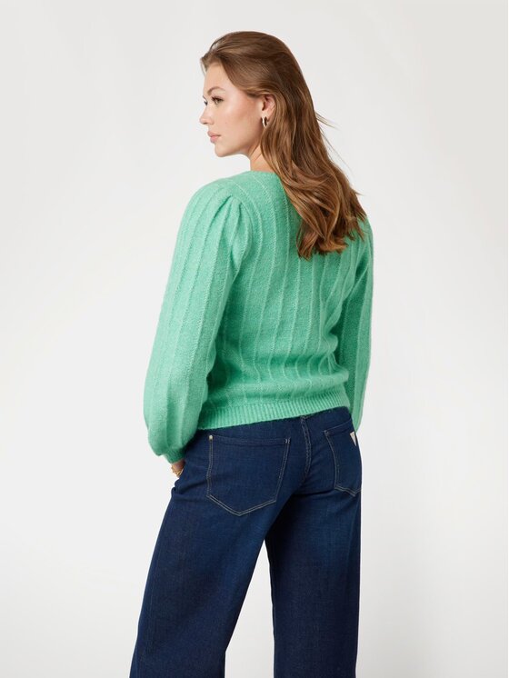 Guess Guess Sweter 169465 Zielony Classic Fit