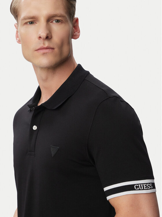 Guess Guess Poloshirt M6GP60 K3076 Schwarz Regular Fit