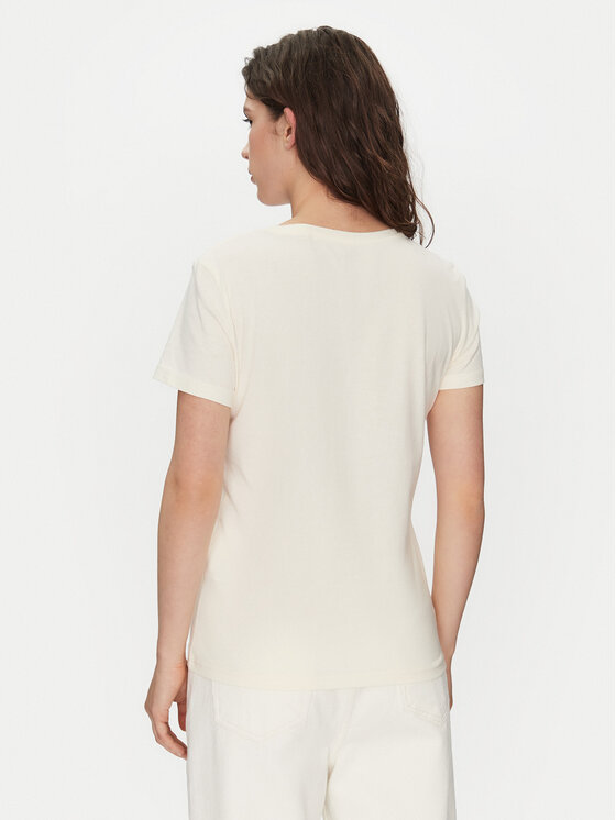 Mustang Mustang Tricou Alma 1016138 Écru Regular Fit