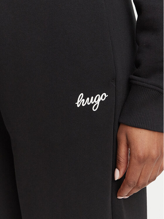 HUGO HUGO Pantaloni da tuta Newtrack_B 50576283 Nero Relaxed Fit