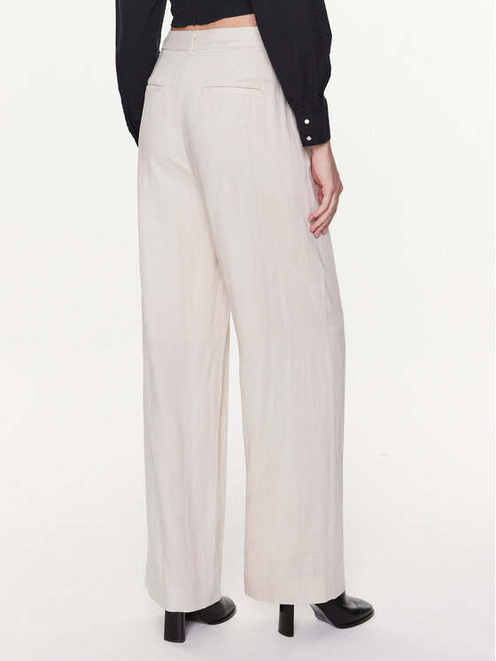 Gestuz Gestuz Pantaloni di tessuto Paula 10907025 Beige Regular Fit